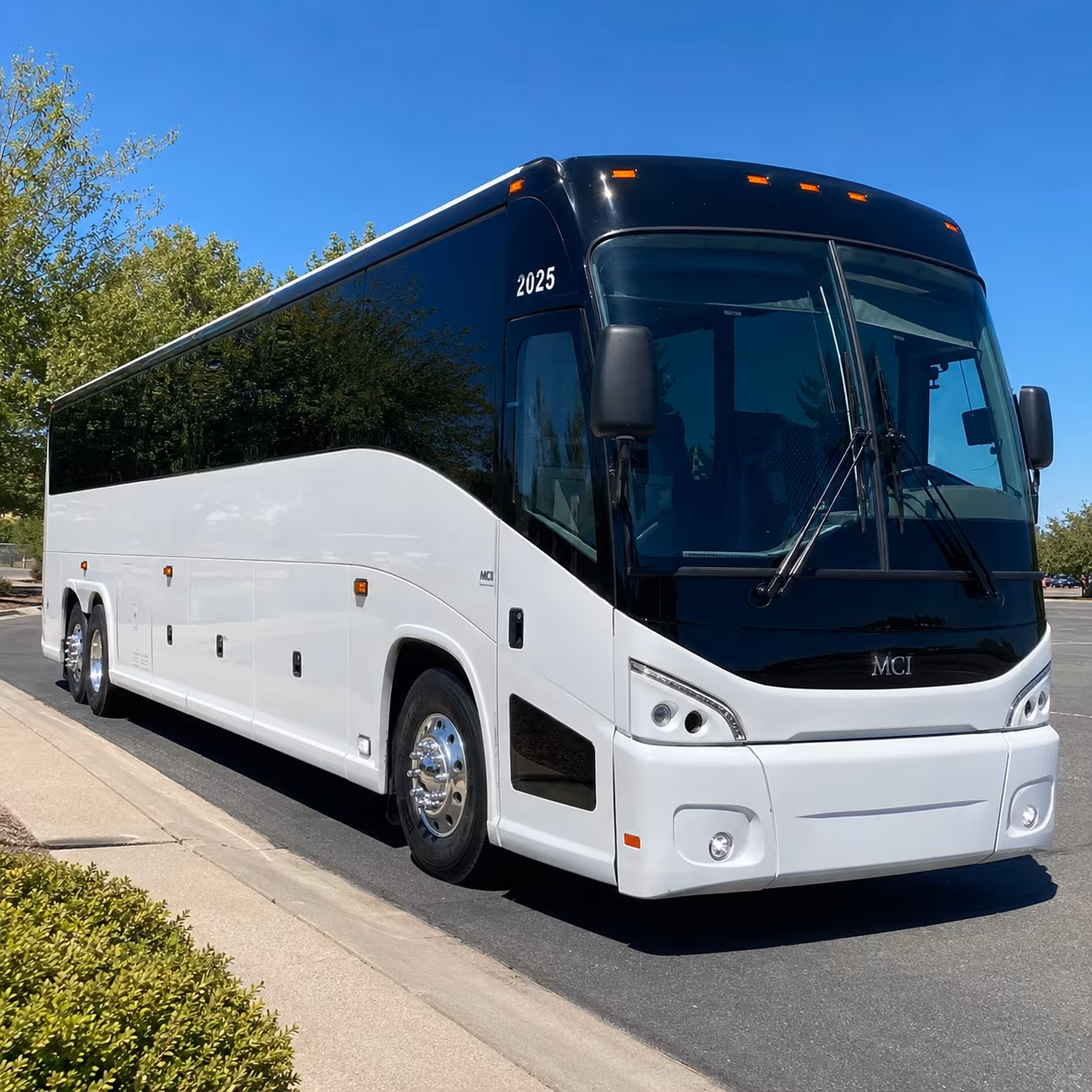glendale charter bus rental exterior